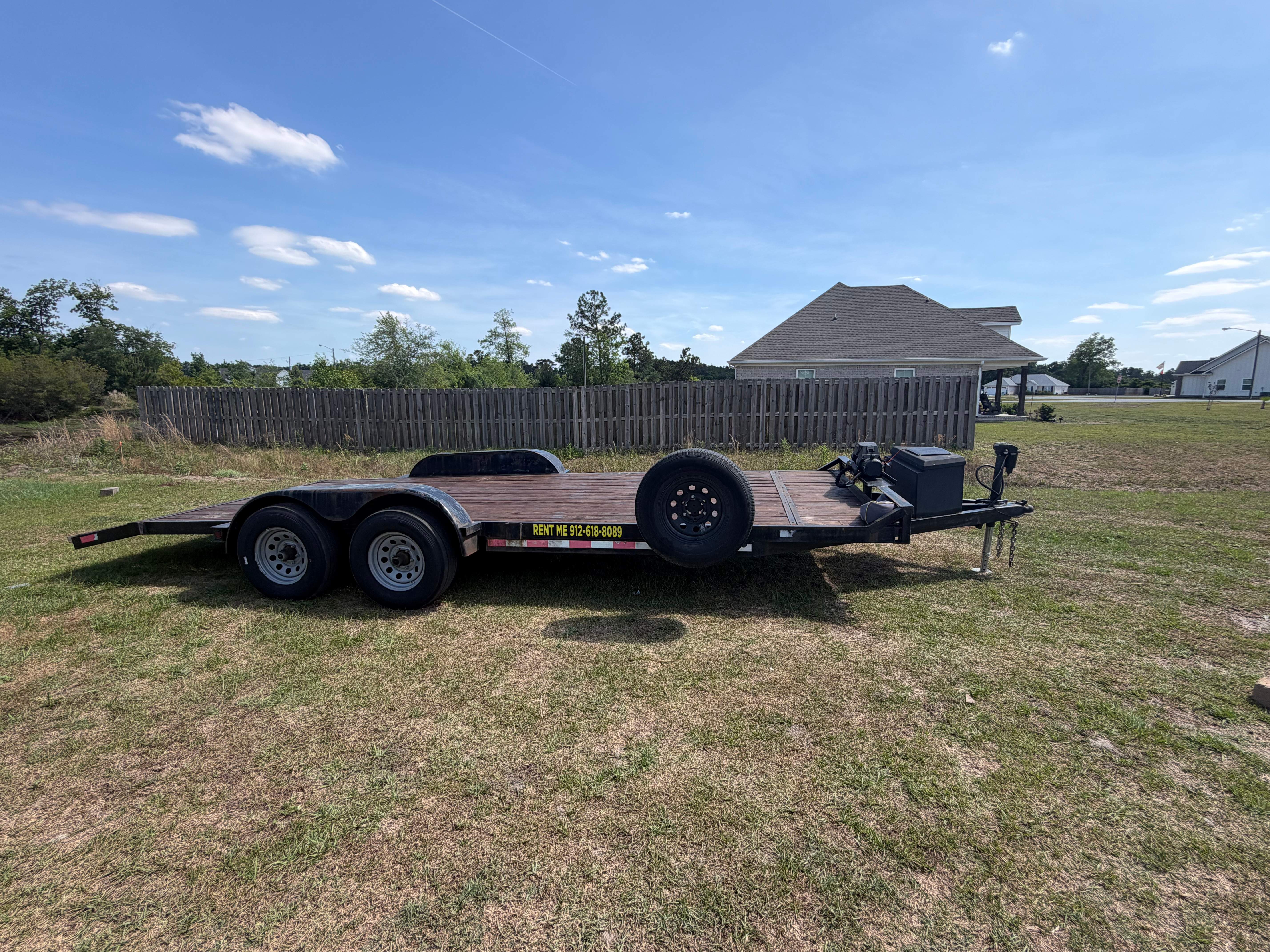 82x20 Car Hauler Trailer for rent in Ellabell, GA — photo 2