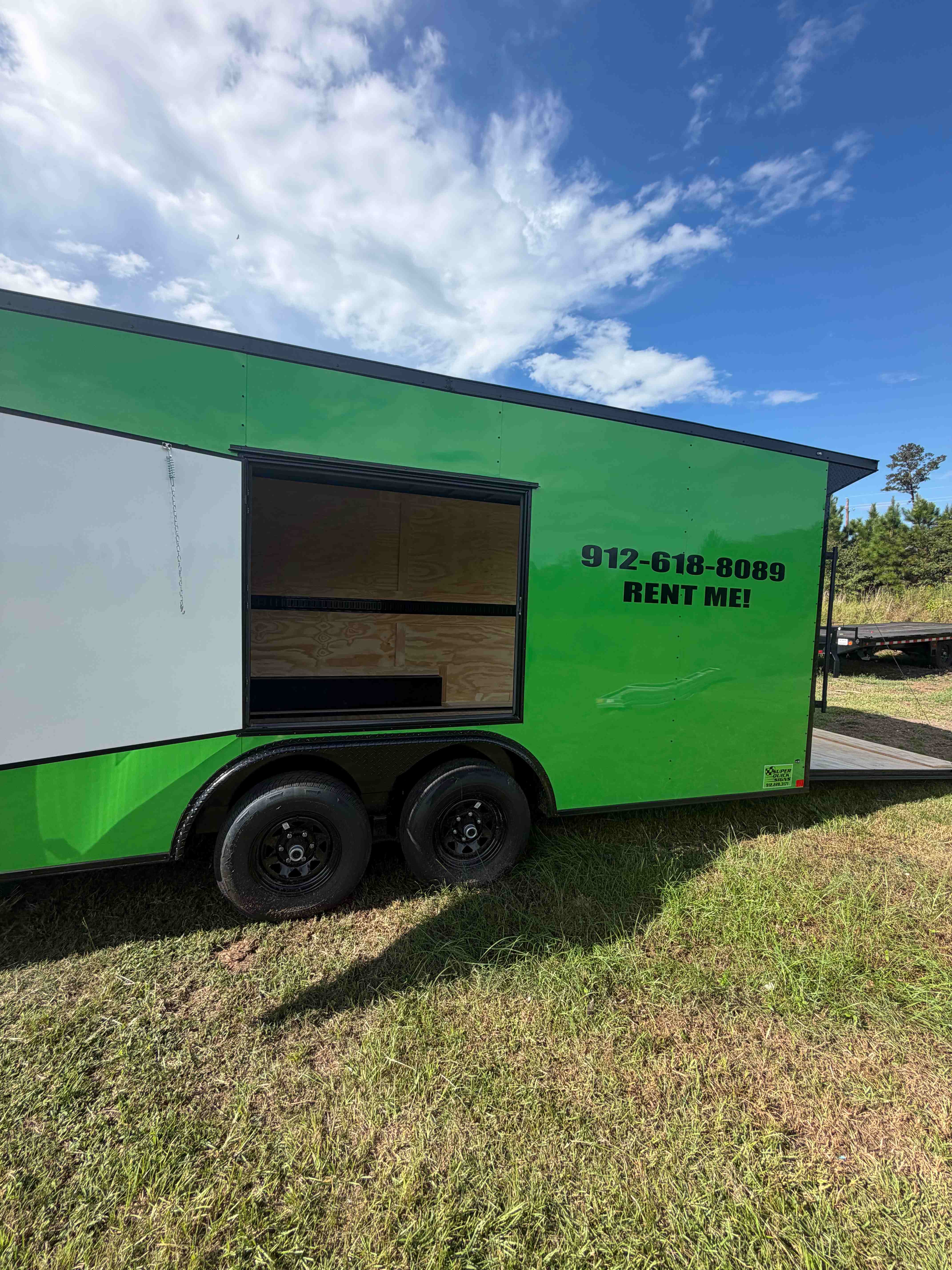 8.5x24 Enclosed Trailer for rent in Ellabell, GA — photo 2
