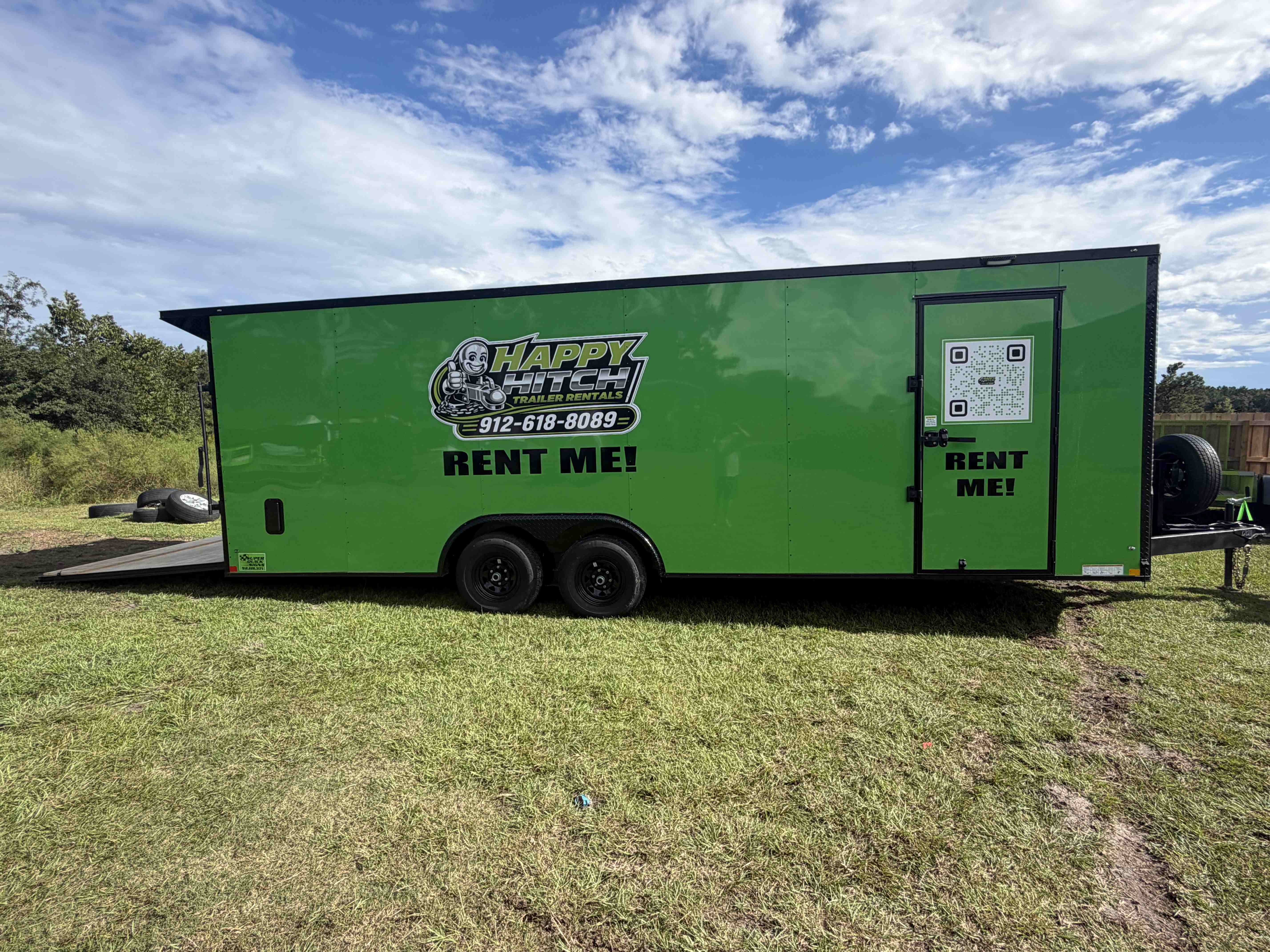 8.5x24 Enclosed Trailer for rent in Ellabell, GA — photo 4
