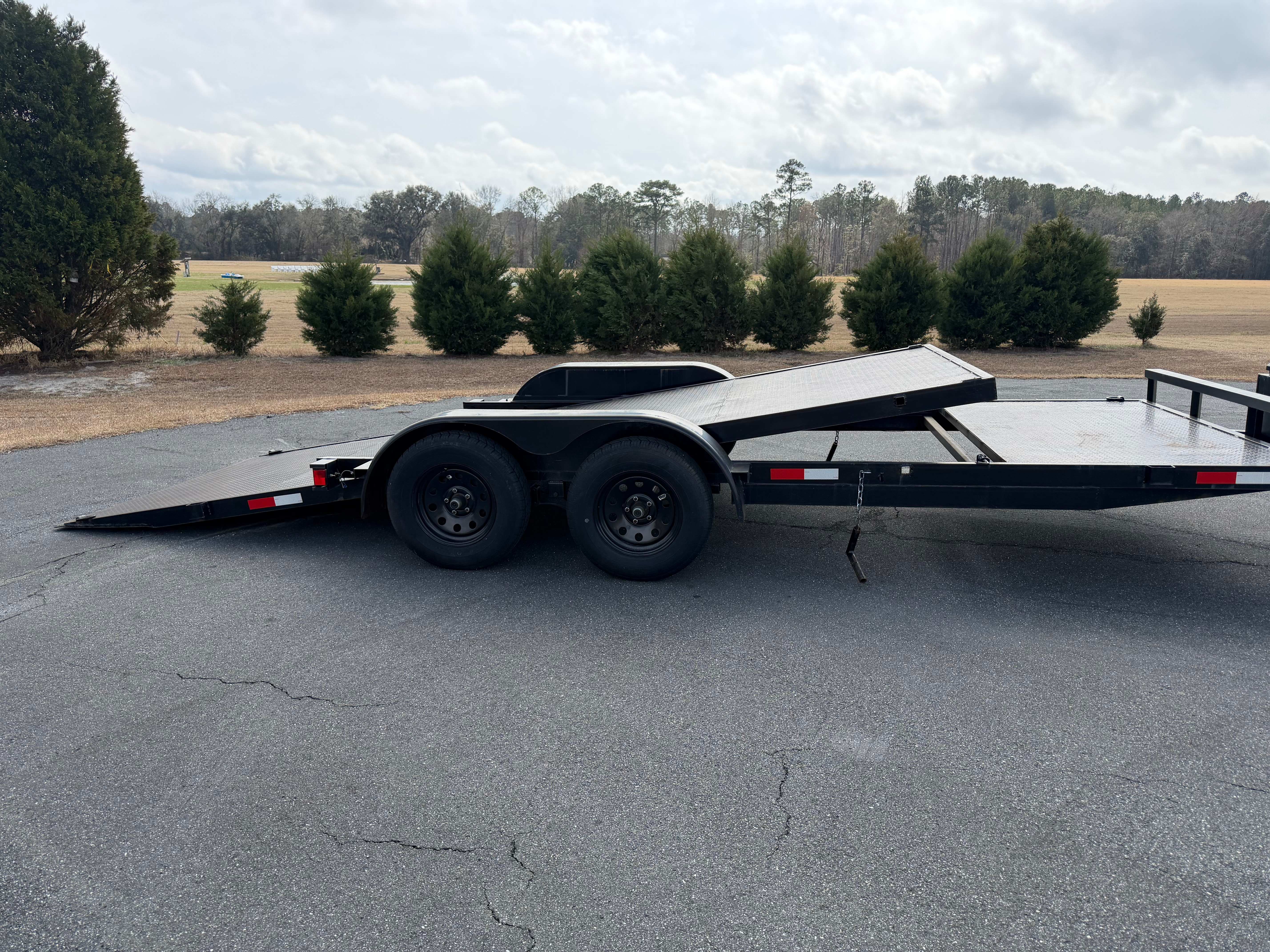 20ft Tilt Trailer — view 1 of 8 — available for rent at HAPPY HITCH Trailer Rentals, Ellabell GA